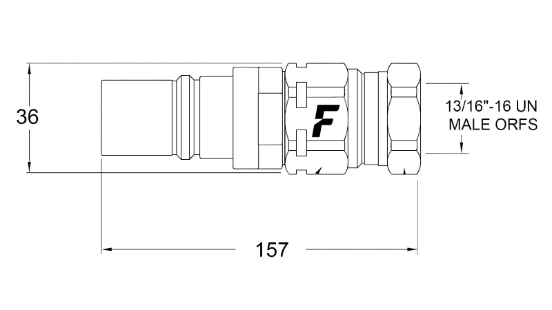 MUŠKA BRZA SPOJKA ZA MULTI-FASTER 9/16 3PLK 3PLV C MOBILNI DIO
