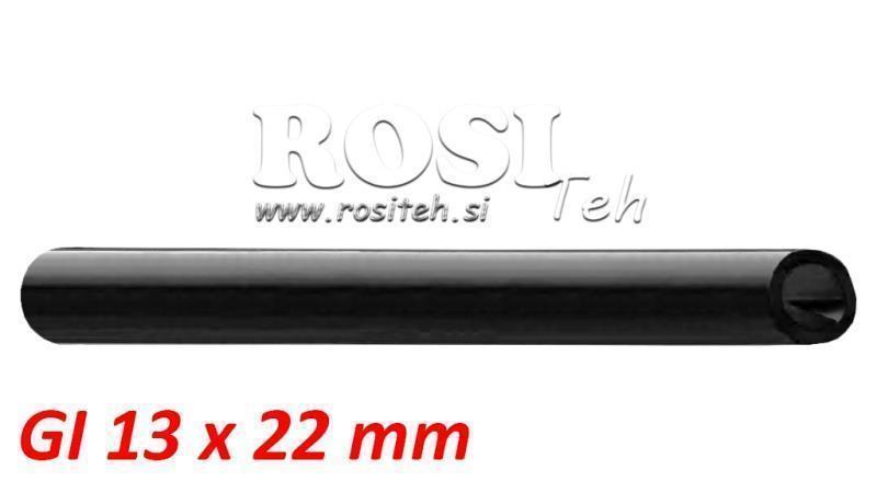 GI SLANG FÖR TRYCKLUFT H-PLUS LUFT SVART 13x22mm 20BAR