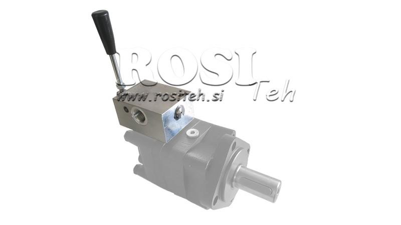MANUAL VALVE FOR HYDRAULIC MOTOR MS OPEN CENTER - 50lit