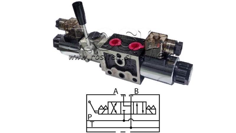 ELEKTRO-MAGNETISCHER UND MANUELLER HYDRAULIKVENTIL YEAT-ZUSAMMENSETZBAR 12V N6