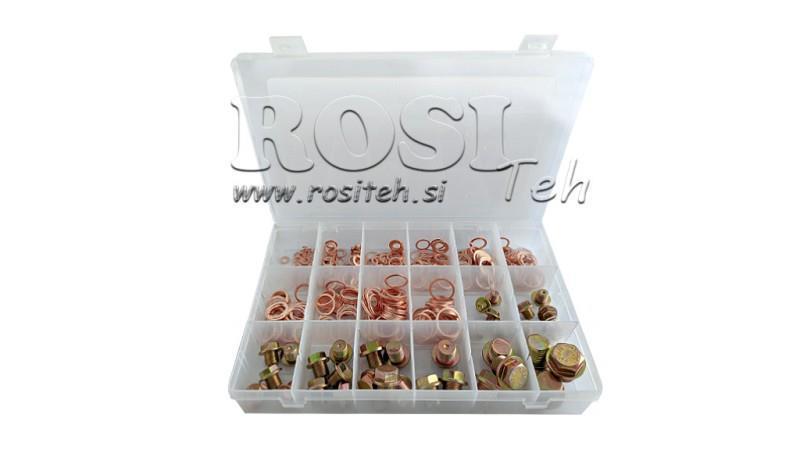 SET OF REAR SEALS AND DRAIN SCREWS (534 pcs)