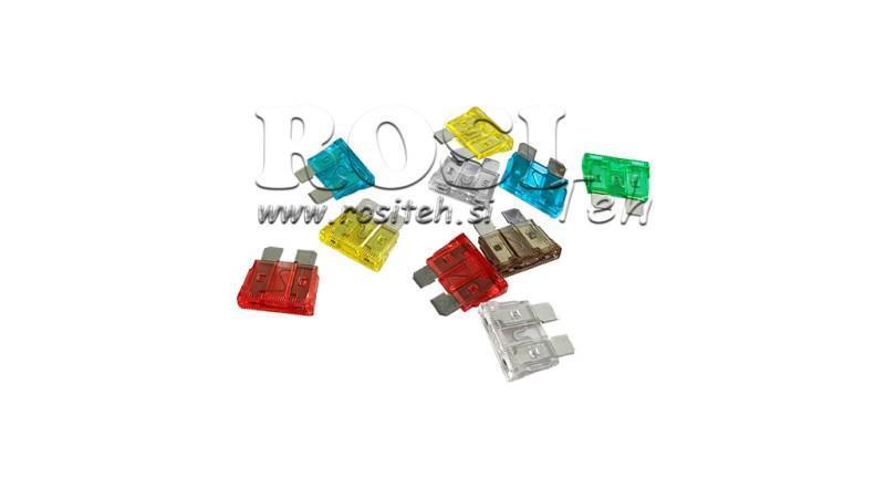 SET OF AUTOMOTIVE/TRACTOR FUSES (10 pcs)