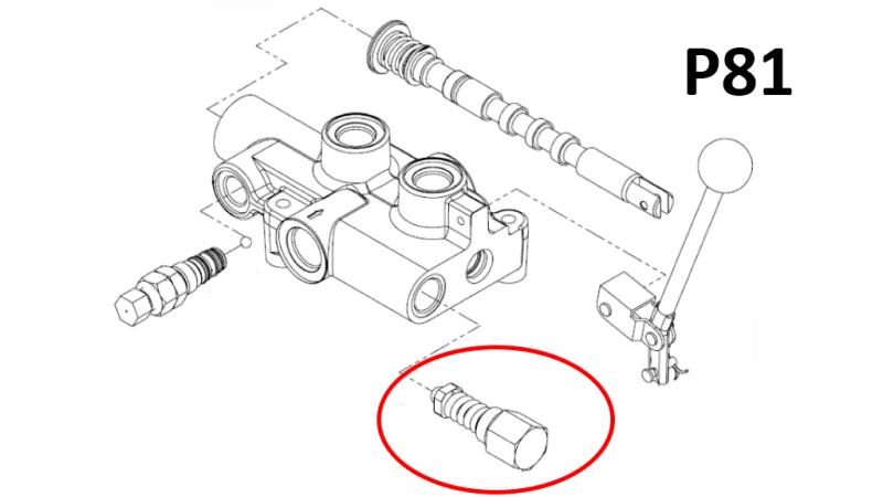 RAZBREMENILNI VENTIL ZA P81
