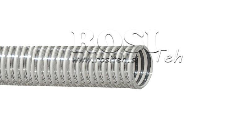 PVC SUCTION HOSE WITH SPIRAL 30mm - max. 7Bar