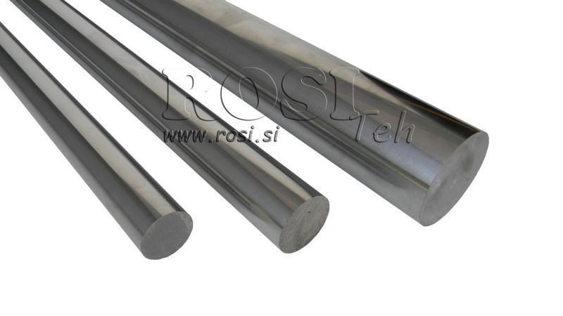 CHROME PLATED ROD FOR CYLINDER 20mm - 1000mm