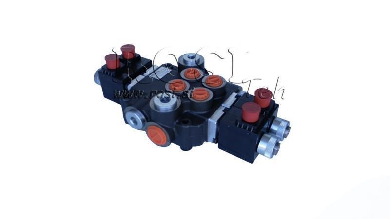 HYDRAULIC VALVE 2xZ80+12V DC