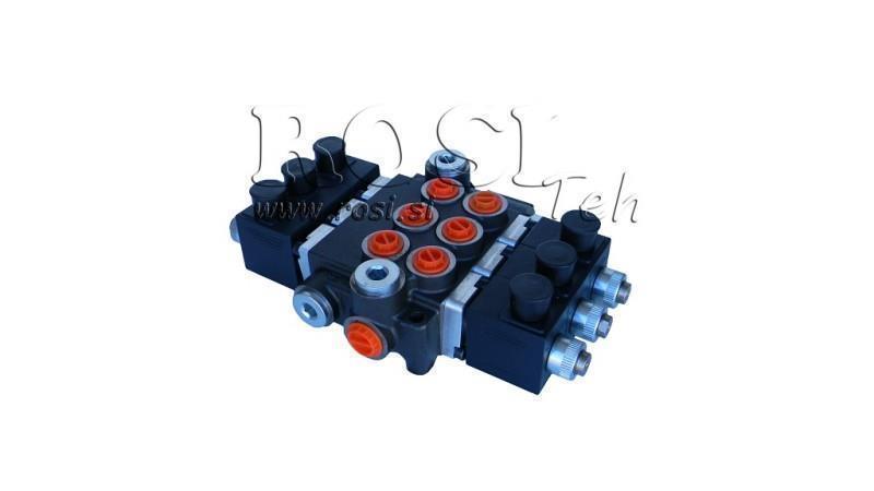 VÁLVULA HIDRÁULICA 3xZ50 12V DC