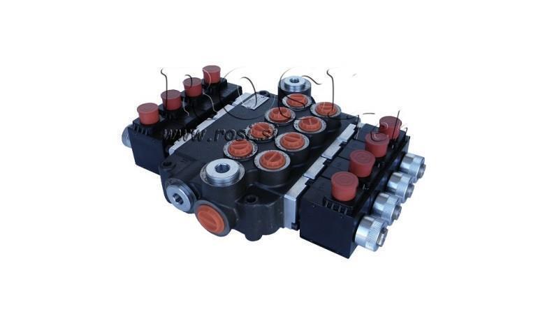 HYDRAULIC VALVE 4xZ80+12V DC