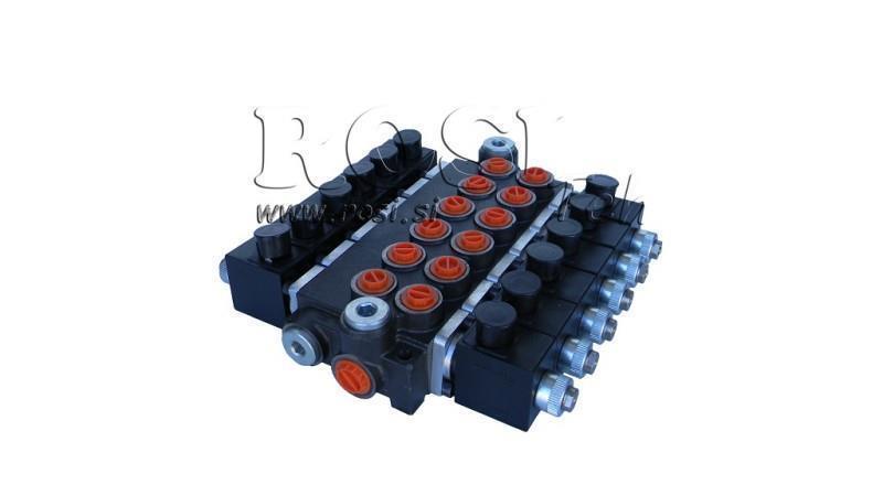 HYDRAULIC VALVE 6xZ50 12V DC