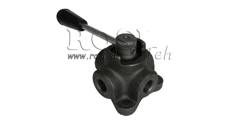 MANUAL 4 WAY VALVE IF 3/4 - 100lit