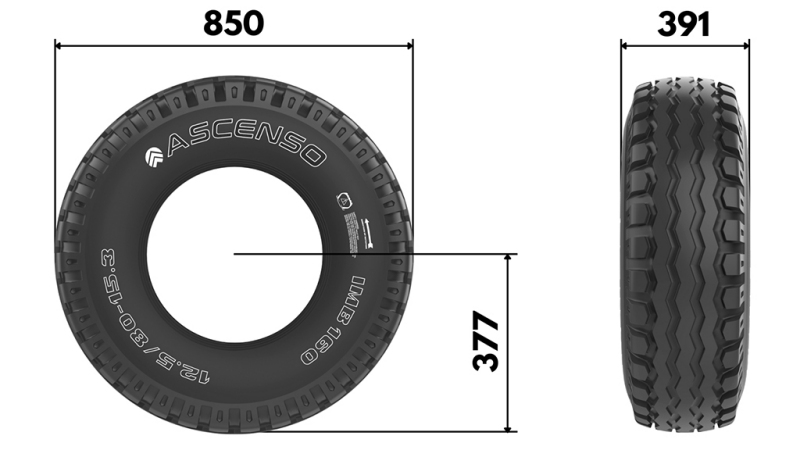 15.0/55-17 PNEUMATIQUE AW909 14PL