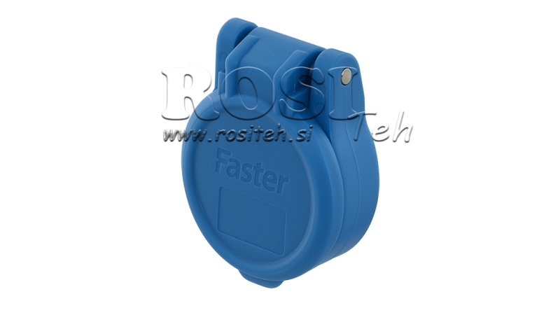 MODRÝ OCHRANNÝ KRYT PVC RÝCHLOSPOJKY SAMICA PUSH PULL