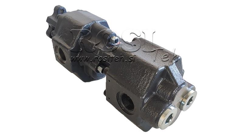 CAST IRON GEAR PUMP TANDEM 60+60cc 200bar REVERSIBLE