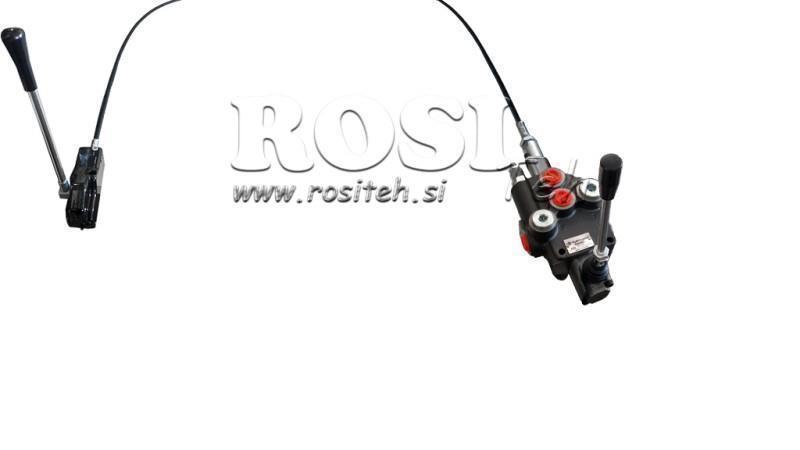 JOYSTICK ΔΙΠΛΗΣ ΛΑΒΗΣ 2 μ ΥΔΡΑΥΛΙΚΗ ΒΑΛΒΙΔΑ 1xP40 λίτρα