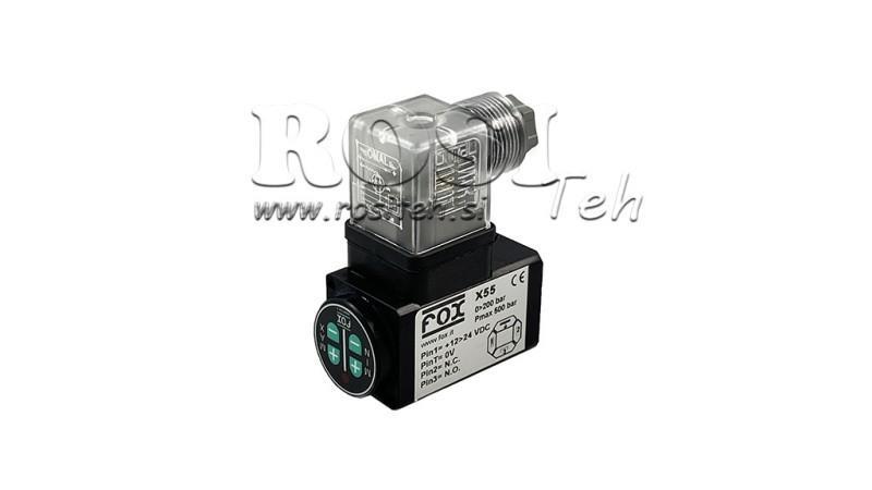 INTERRUPTOR DE PRESIÓN ELECTRÓNICO X55 0-200 BAR (MÁX. 500BAR)