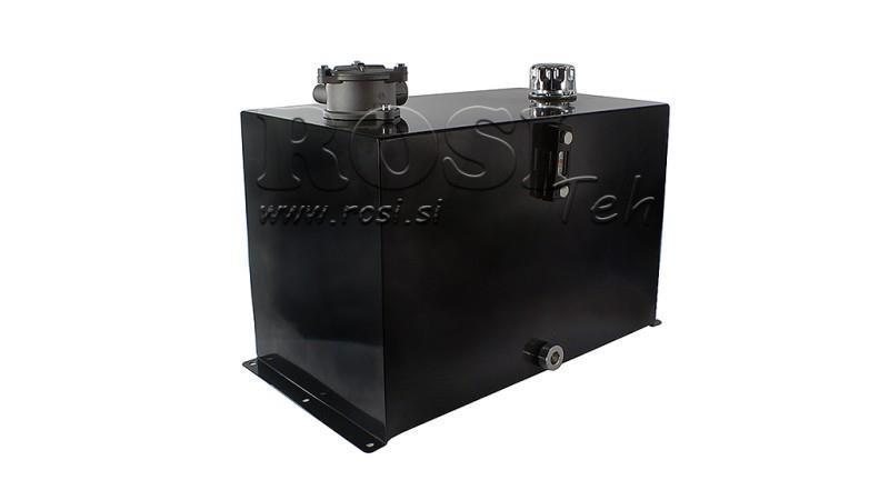 METAL OIL TANK 100 LITER CUBE 445x355x700mm SET WITH ACCESSORIES