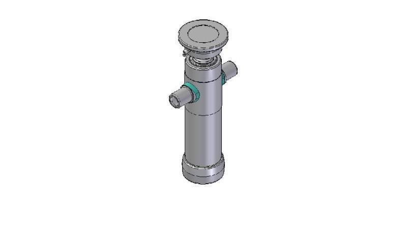 2020S -TELESCOPIC CYLINDER STANDARD / BALL 2 STAGES STROKE 455 DIAMETER 80