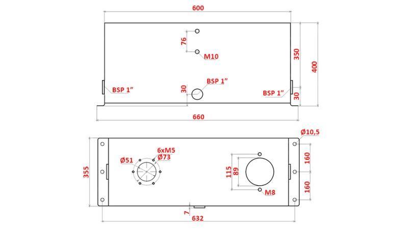 ΜΕΤΑΛΛΙΚΟΣ ΔΕΞΑΜΕΝΗ 75 ΛΙΤΡΩΝ ΚΥΒΟΣ 400x355x600mm ΠΛΗΡΗΣ ΜΕ ΕΞΟΠΛΙΣΜΟ