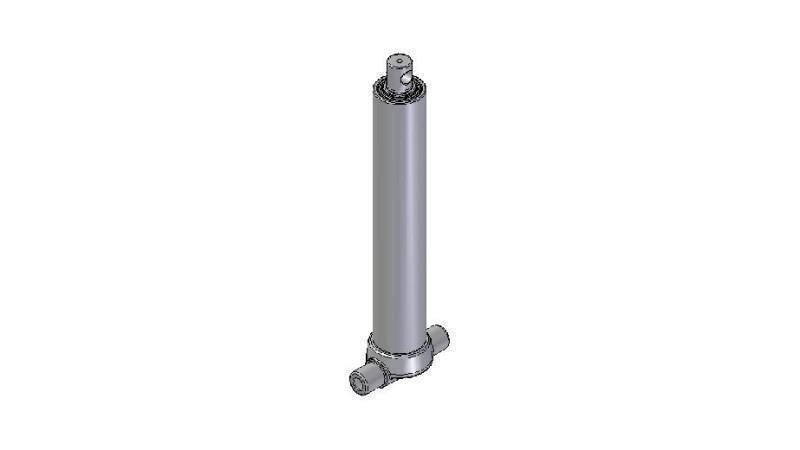 2538F -TELESCOPIC CYLINDER INFERIOR/HOLE 3 EXTENSIONS STROKE 1490 Dia.95