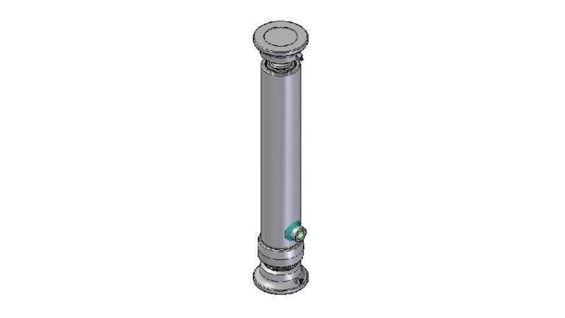 2725S -TELESCOPIC CYLINDER BALL – BALL 2 DEGREES STROKE 895 FI 80