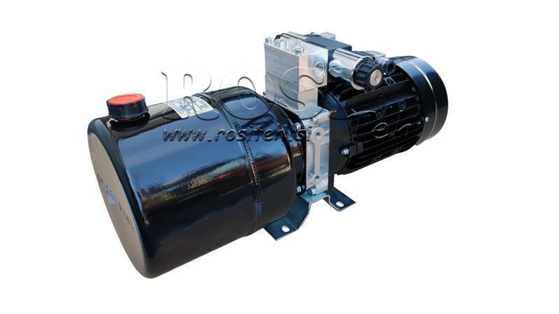 AGREGADO HIDRÁULICO MINI 380V CA (1.5 kW) 110 bar - 5.8 cc - 8.2 lit/min - tanque 6 lit