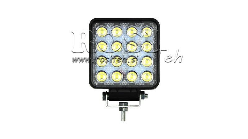 LED WORK LIGHT - LIGHT 16 LED 48W 12V-24V