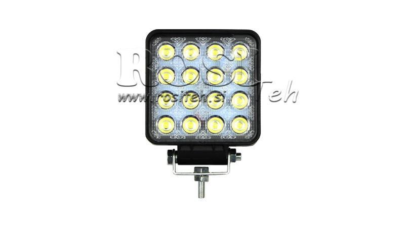 WORKING LAMP - 16 LED 12-24V 48W