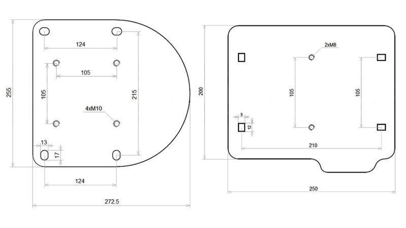 SWIVEL PLATE FOR SEAT