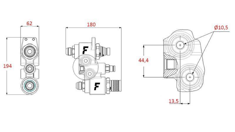 MULTIFASTER BLOCK WITH FASTER COUPLINGS