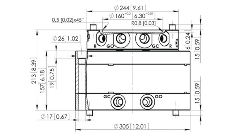 HYDRAULISCHE ROTATOR CPR8-01 33000-8000 KG