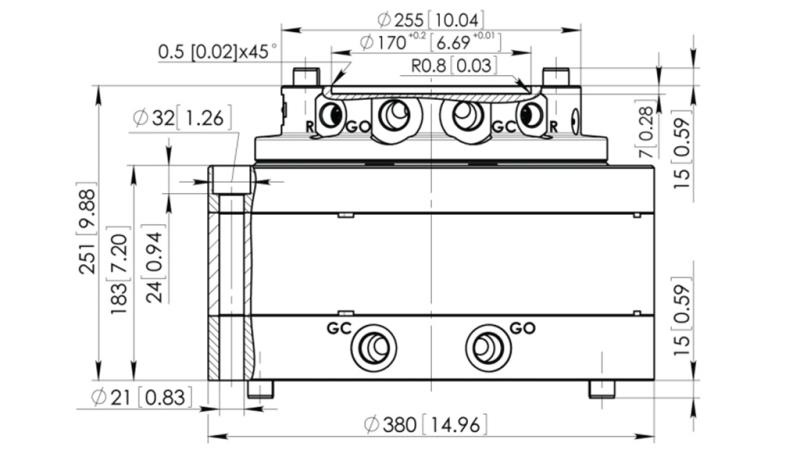 HÜDRAULINE PÖÖRLEHT CPR14-01 55000/14000 KG