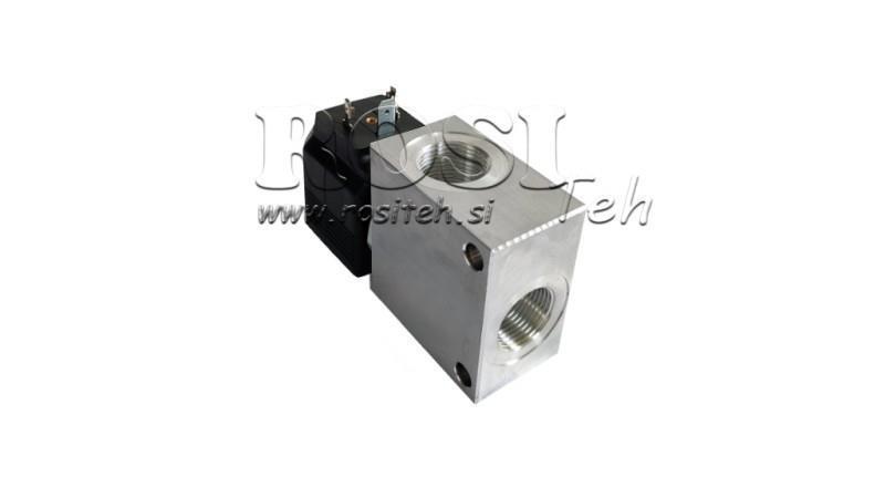 2 valvola di corsa 3/8 (NC) 12V - 40lit