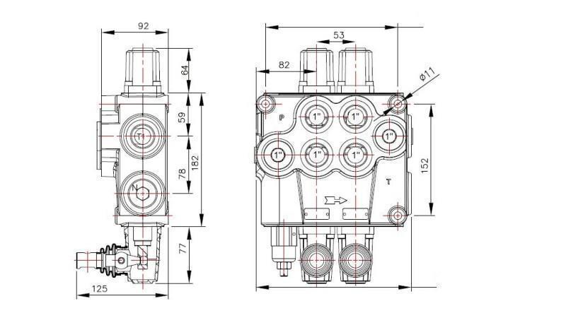 HYDRAULICKÝ VENTIL 2xP120