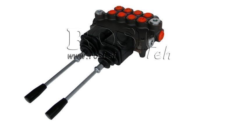 HYDRAULIC VALVE 4xP80 + 2x JOYSTICK