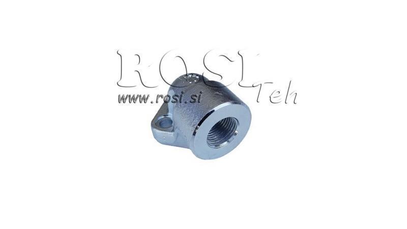 PIPE CONNECTOR 3/8 - ANGLE FLANGE fi 30