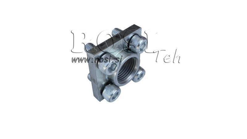 PIPE CONNECTOR 1/2 - STRAIGHT FLANGE fi 40