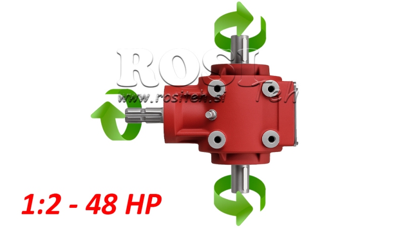 WINKELGETRIEBE PTO-R11S 1:2 (48HP-35kW)
