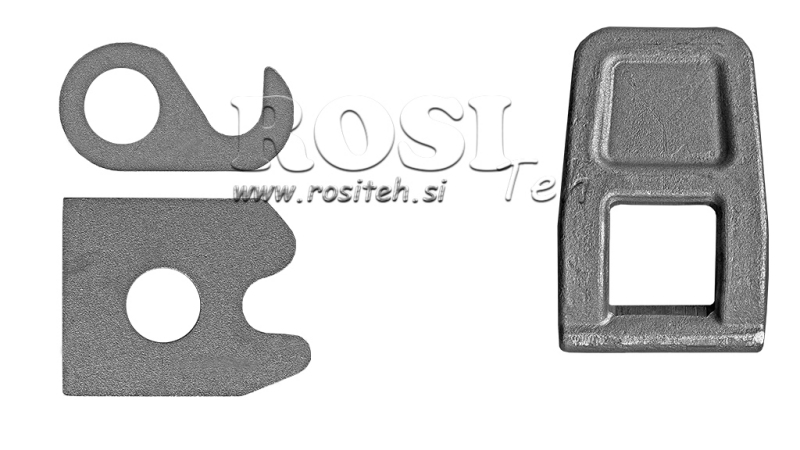 TRAILER SIDE HINGE WITH BOTTOM OPENING