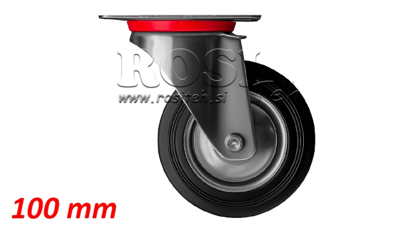 RAD 100mm SCHWENKBARE BASIS
