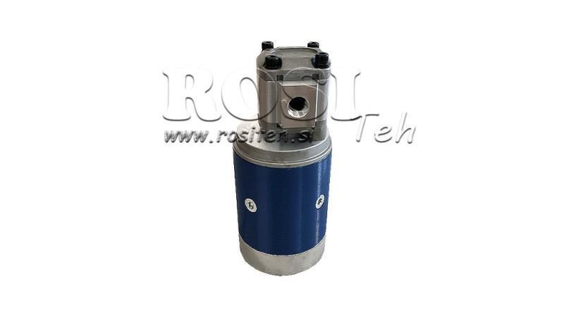 HYDRAULIC ASSEMBLY WITH HYDRAULIC PUMP GR.1 + ELECTRIC MOTOR 24V 2,5kW = 2,5cc - 6,6lit