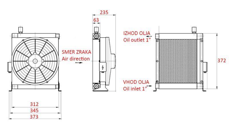 RADIATORE OLIO ECO DC 12V 30-140 LIT