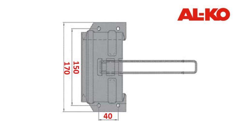 HOLDER VOOR METAAL WEDGE 1.600 kg