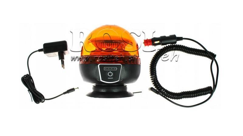 LUCE MAGNETICA ROTANTE A LED - A BATTERIA
