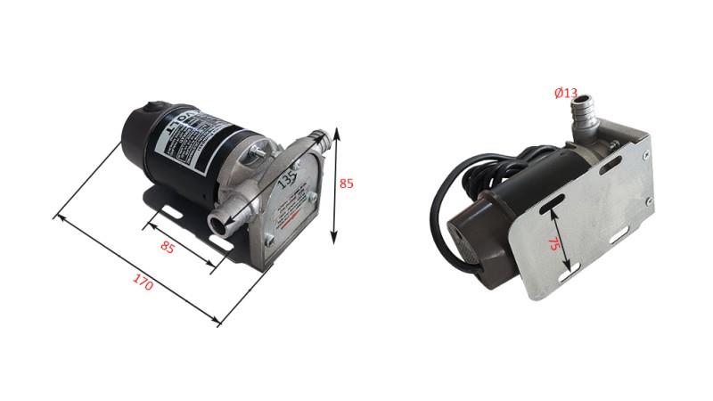 ELECTRIC PUMP 12V DC -3/4- 25 lit/min (1500 l/h)