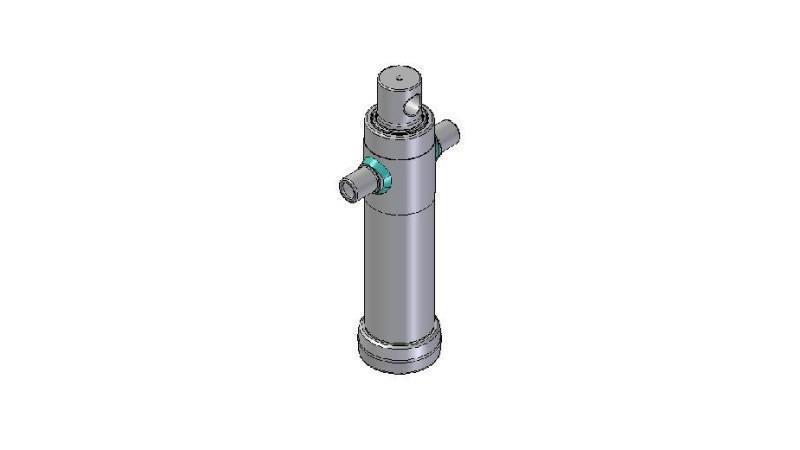 3022F -TELESCOPIKUS HENGER STANDARD/LYUK 2 FOKOZATÚ ÜTÉS 595 ÁTMÉRŐ 95