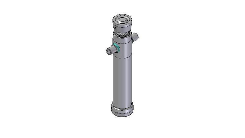 3025S - CILINDRO TELESCOPICO STANDARD/BALL 2 STADI CORSO 895 DIAMETRO 95