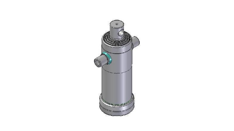 3044F -CILINDRU TELESCOPIC STANDARD/GAURĂ 4 ETAPE CUSCĂ 1050 FI 124