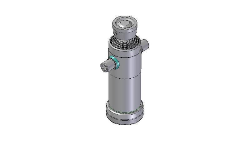 3044S - CILINDRO TELESCOPICO STANDARD/BALL 4 STADI CORSO 1050 DIAMETRO 124