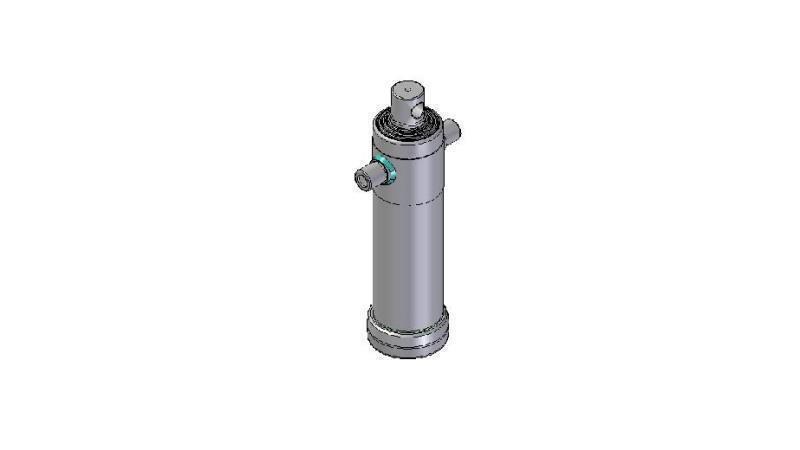 3047F -CILINDRU TELESCOPIC STANDARD/GAURĂ 4 ETAPE CURSĂ 1510 DIAMETRU 124