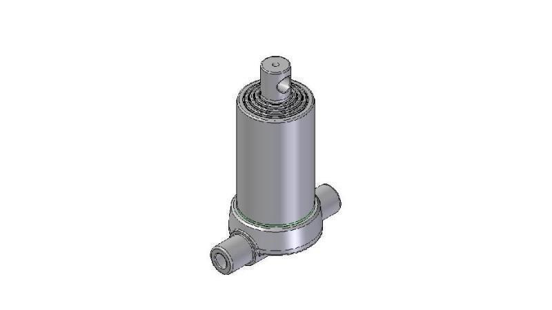 3561F -TELESCOPIC CYLINDER INFERIOR – HOLE 4 DEGREES STROKE 590 FI 112
